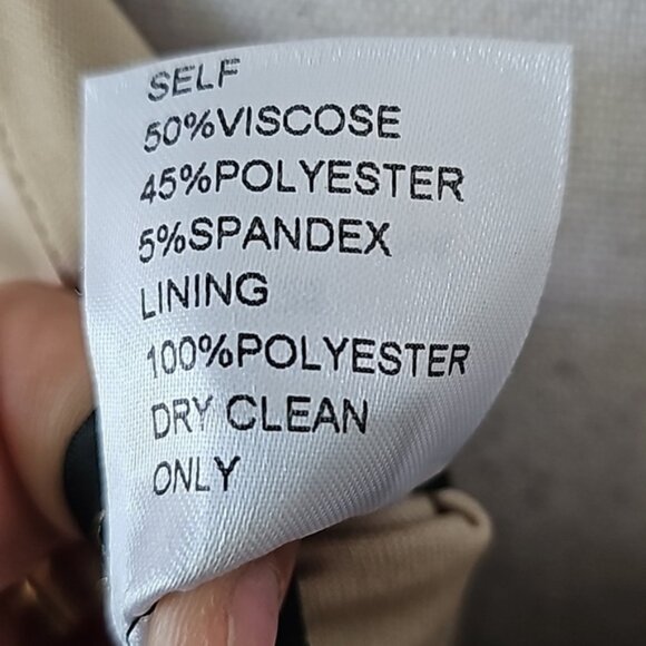 Tadashi Shoji Cream Champagne Bandage Dress - Picture 9 of 9